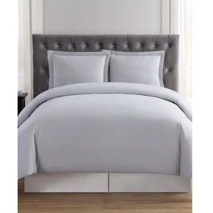 Truly Soft  Twin XL Duvet Set Brushed Silver Light Gray New in Package. MSRP $50